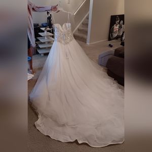 Wedding gown and cocktail gown